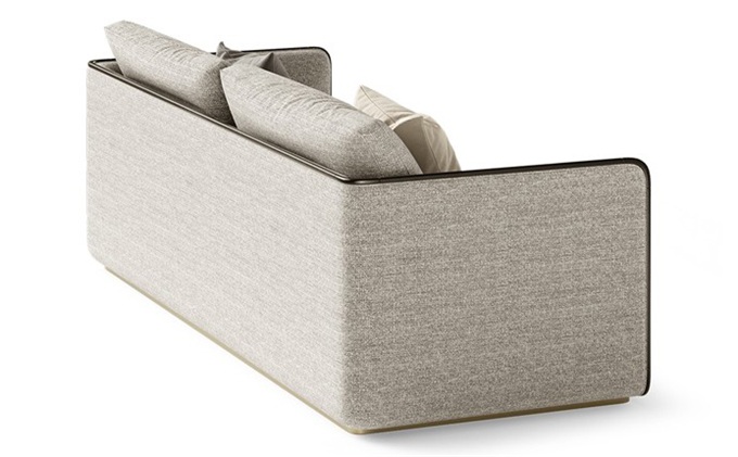 音樂酒吧休閑棉麻布藝（yì）雙人（rén）沙發