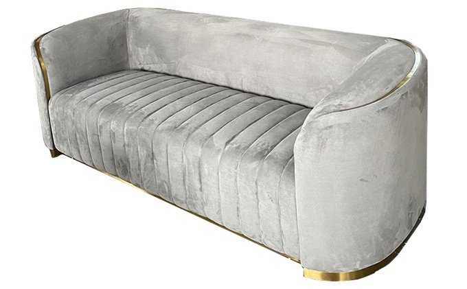 音樂會所酒吧現代輕奢不鏽鋼沙（shā）發