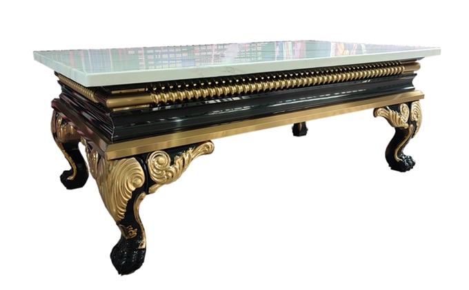 ktv會（huì）所歐式不鏽鋼鋼（gāng）化玻（bō）璃大理石發光茶幾桌台