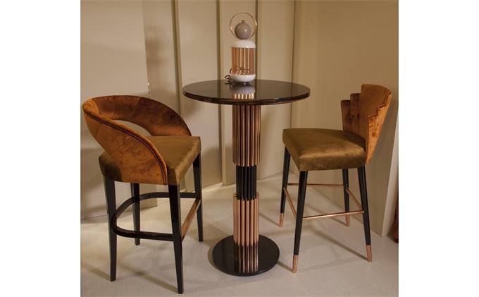 慢搖酒吧個性不鏽鋼高檔高吧台