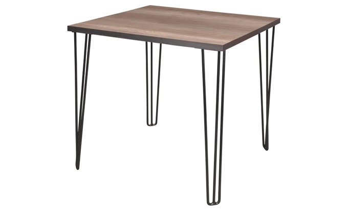 複古小（xiǎo）酒（jiǔ）吧簡易鐵藝實木方形酒（jiǔ）吧桌