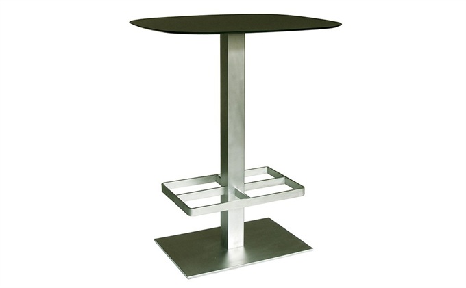 美式酒吧簡（jiǎn）約（yuē）不鏽鋼焊腳托酒吧桌家具