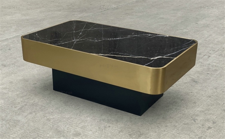 酒吧ktv不鏽鋼大理石時（shí）尚輕奢茶幾