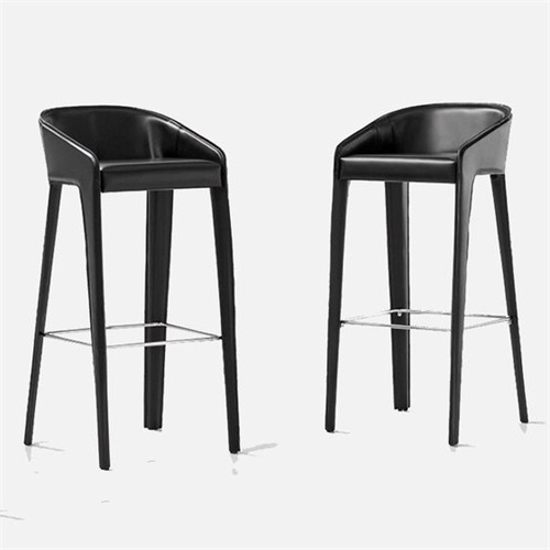主題清吧簡約皮藝吧台高腳椅子