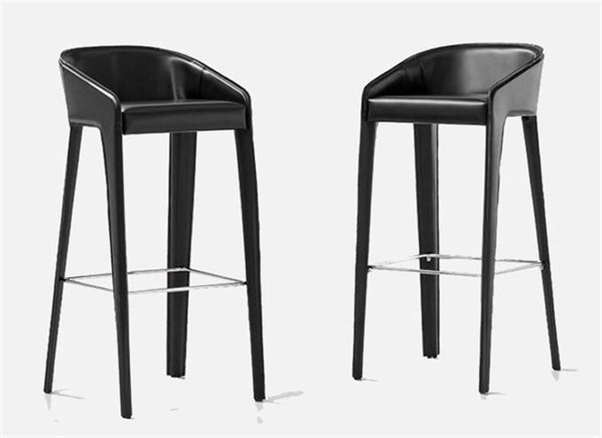 主題（tí）清吧簡約皮藝吧台高腳椅子（zǐ）