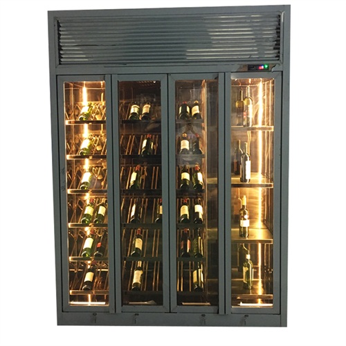 不（bú）鏽鋼酒（jiǔ）莊定（dìng）製（zhì）恒溫酒櫃_不鏽鋼酒櫃定製廠家（jiā）