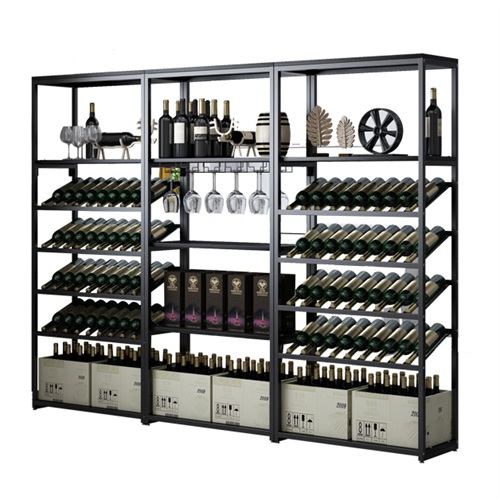 定（dìng）製（zhì）黑鈦（tài）金輕奢（shē）不鏽鋼紅酒櫃_不鏽鋼酒窖定製