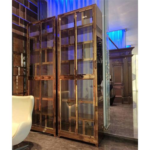 不鏽鋼鈦金（jīn）恒濕恒溫酒櫃_不鏽鋼紅酒儲酒櫃