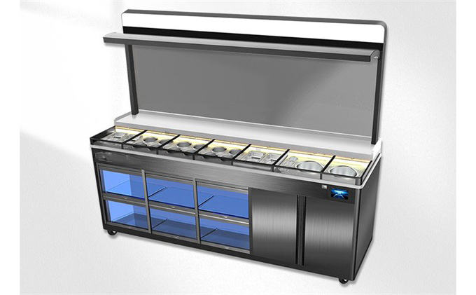 自助烤肉店智能冷藏自選調料台