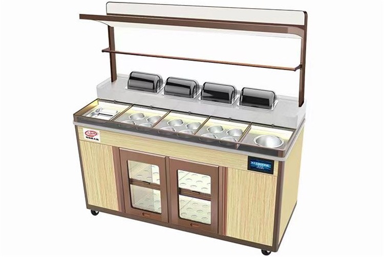 自助烤（kǎo）肉火鍋料台冷藏保（bǎo）鮮市井火鍋調料台