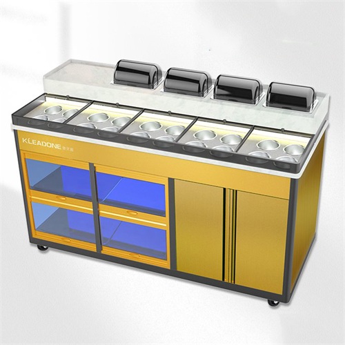 火鍋店消毒櫃冷藏智能保鮮醬（jiàng）料台