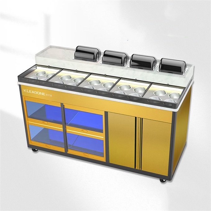 火鍋店消（xiāo）毒（dú）櫃冷藏智能保（bǎo）鮮醬料台