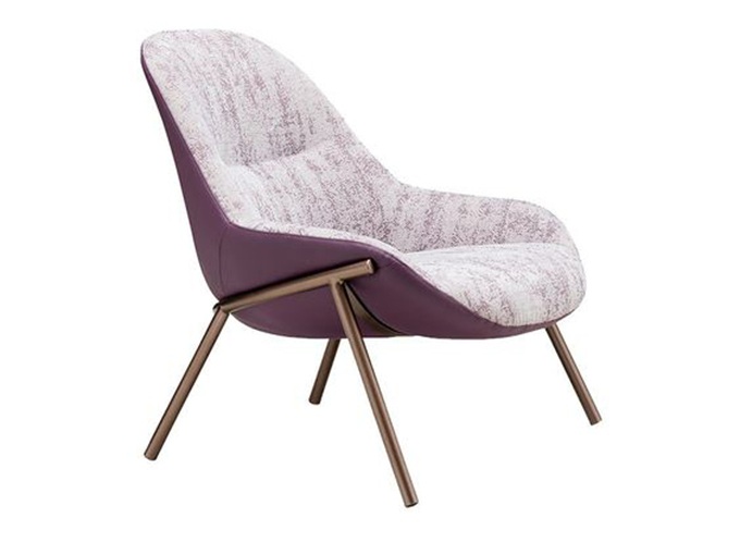 咖啡廳北歐創意休閑不（bú）鏽鋼老虎椅