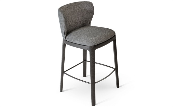 咖啡廳休閑創意吧台凳北歐實（shí）木吧台椅