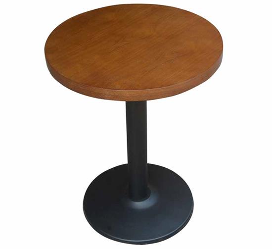 北歐簡約（yuē）咖啡廳休閑區接待（dài）洽談實（shí）木小圓桌