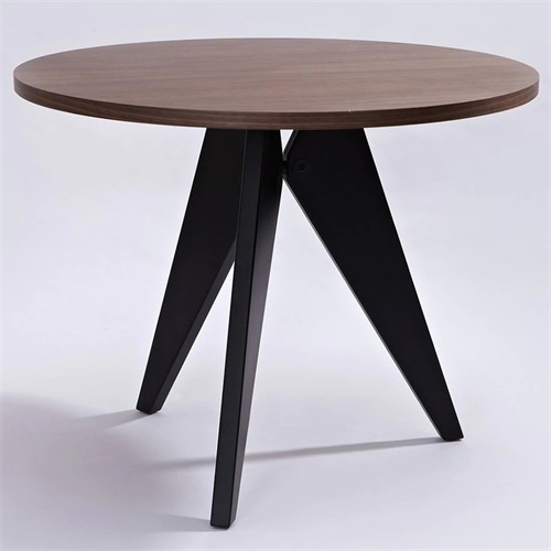 咖啡店北歐實木簡（jiǎn）約圓形小圓桌