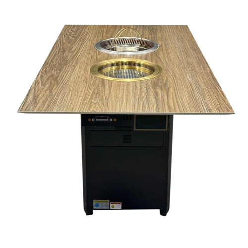 自助火（huǒ）鍋烤肉店日式無煙自淨化（huà）火鍋烤肉一體桌