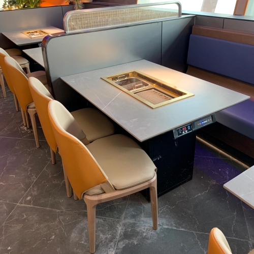 智能無煙（yān）淨化火鍋燒烤（kǎo）涮（shuàn）烤一體桌