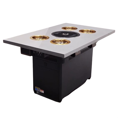 自助火鍋烤肉店無煙烤涮（shuàn）一體餐（cān）桌