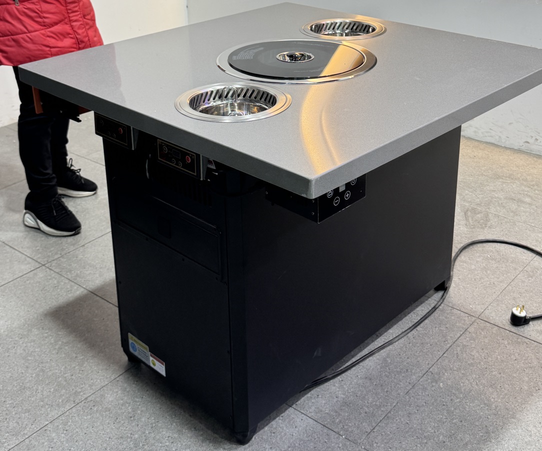 2人位自助小火鍋烤肉餐廳無煙烤（kǎo）涮一體桌