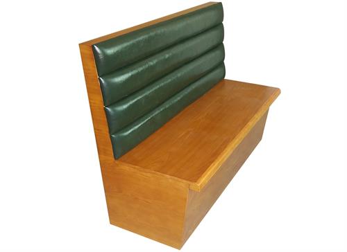 實木單麵卡座沙（shā）發