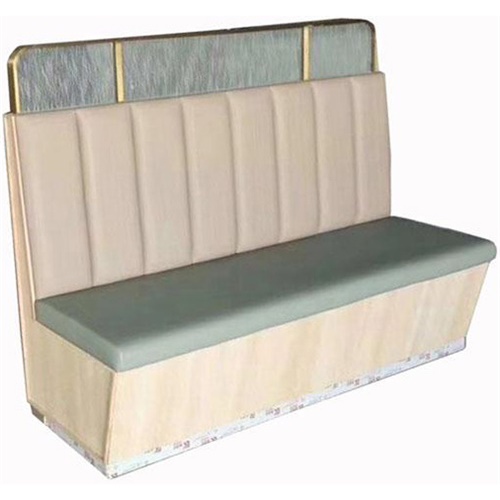 簡約田園（yuán）風奶茶店甜品店實木卡座沙發定製