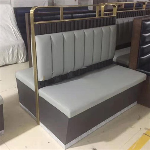 西餐廳茶樓時尚雙麵卡座沙發定（dìng）製