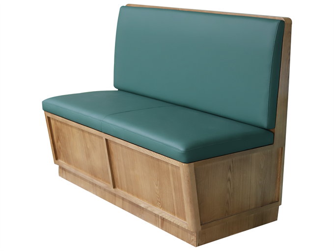 自助餐（cān）廳火鍋店簡約實木卡座沙發