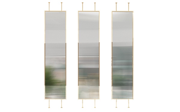 現代（dài）創意不鏽鋼（gāng）屏風玻璃鋼隔斷_不鏽鋼屏風定製加工廠