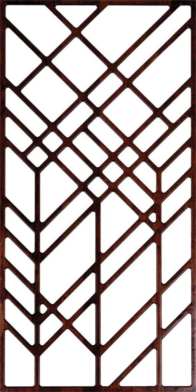 拉絲紅古銅做舊（jiù）不鏽（xiù）鋼網格屏風