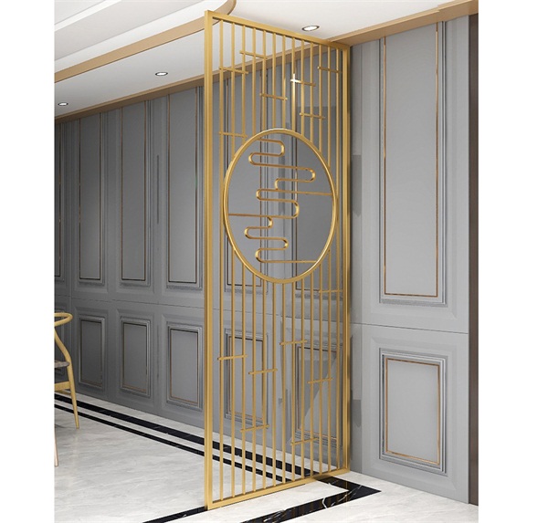 現代簡約風格不鏽鋼屏風隔斷_不鏽鋼屏風製品廠（chǎng）