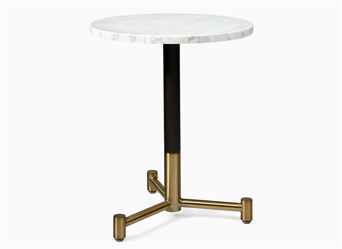 學（xué）校食堂現代大理石高腿桌子