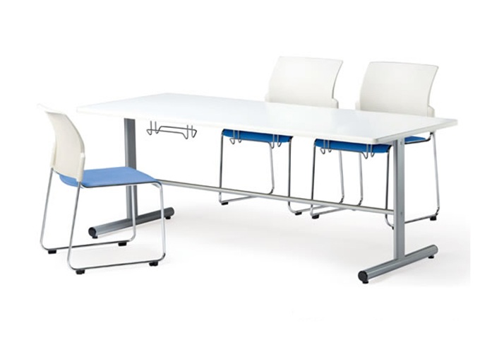 企（qǐ）業（yè）食堂時尚簡約（yuē）大理石餐廳桌椅