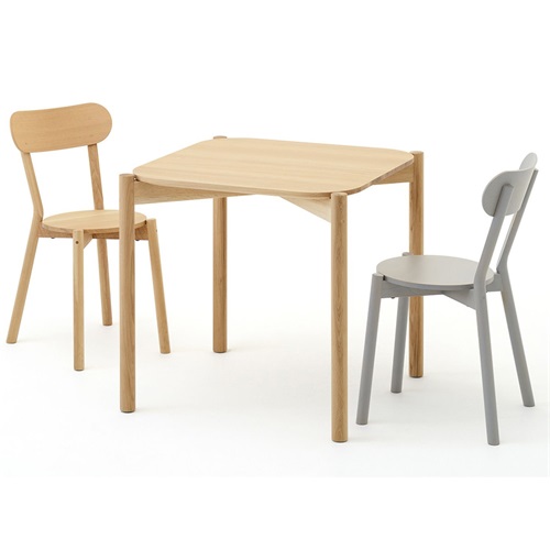 企業員工食堂2人位簡（jiǎn）約實木餐桌椅