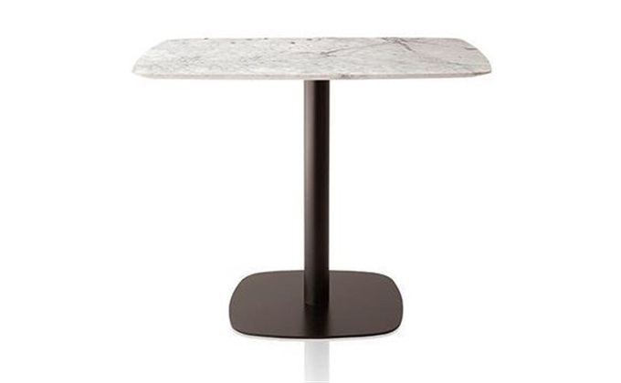 公（gōng）司企業單位食堂餐廳大理石4人位餐桌