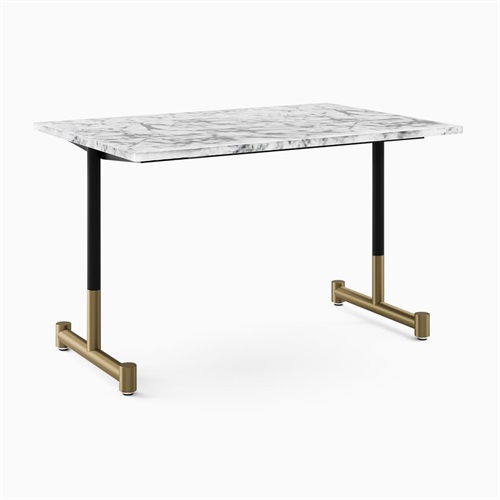 單位食堂員（yuán）工餐廳時尚大理石餐（cān）桌（zhuō）