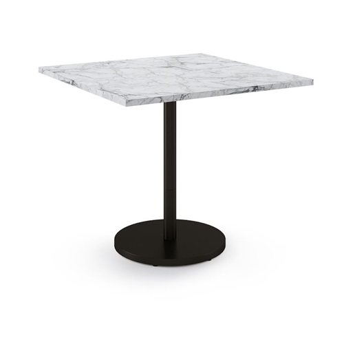 企業公司單位食堂簡約4人位大（dà）理石餐桌