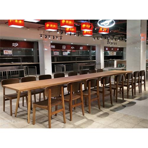 公司飯堂餐桌_企業單位（wèi）員工餐廳食堂桌子