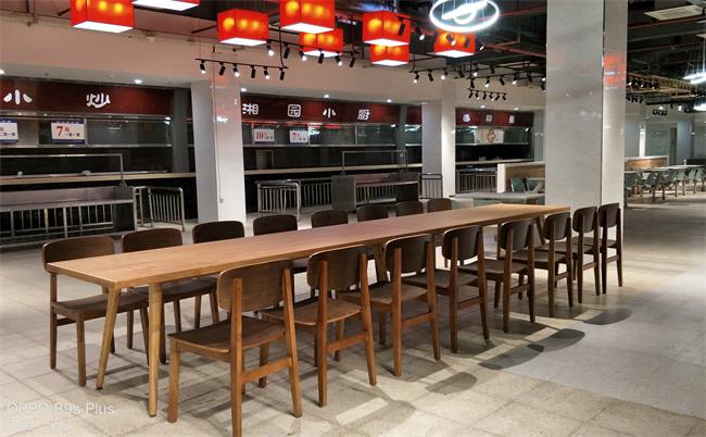 公司飯堂餐桌_企業單位員工餐廳食堂桌（zhuō）子