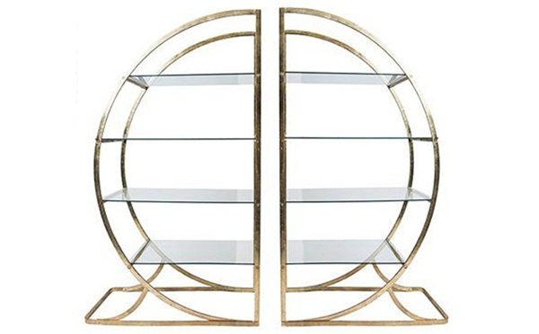 歐式拉絲鈦金不鏽（xiù）鋼時尚_不鏽鋼書櫃定製（zhì）