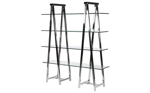 後現代（dài）創意不鏽鋼書架_不鏽鋼書架書櫃製品