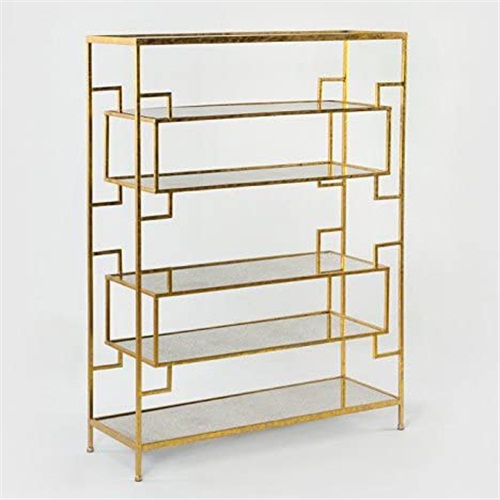 定製24k金創意不鏽鋼書櫃書架_不鏽鋼書架廠家批發