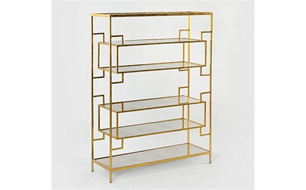 定製24k金創意（yì）不（bú）鏽鋼書櫃書架_不鏽鋼書架廠家批發