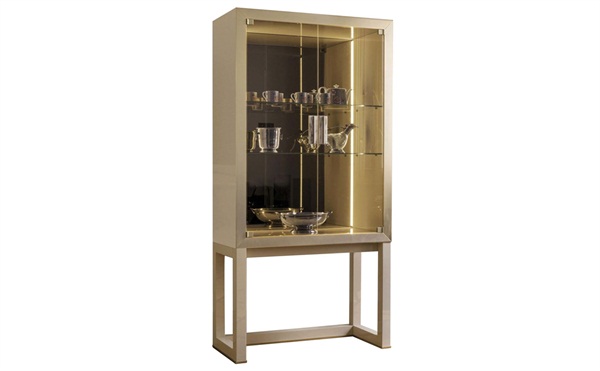 輕（qīng）奢拉絲玫瑰金不鏽鋼書（shū）櫃_高端不鏽鋼書櫃定（dìng）製