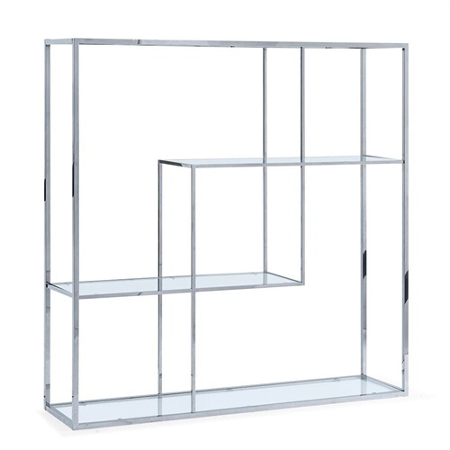 簡（jiǎn）易金屬不（bú）鏽鋼書（shū）架_不鏽鋼書架設計