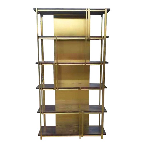 現代中式圖書館不鏽（xiù）鋼書架_不鏽鋼（gāng）書架設計定製（zhì）