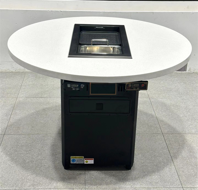 韓式自助烤肉店無煙淨化火鍋烤涮（shuàn）一體桌