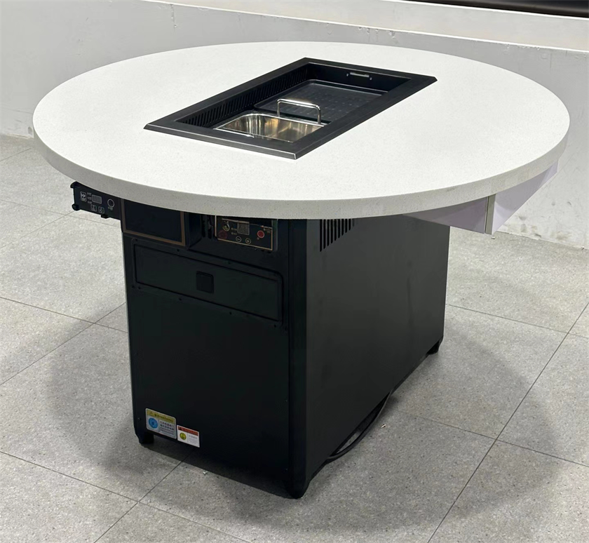 韓式自（zì）助烤肉店無煙淨化（huà）火鍋烤涮一體桌