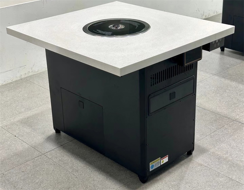 自（zì）助烤肉店大理石（shí）無煙淨化電烤（kǎo）烤肉桌