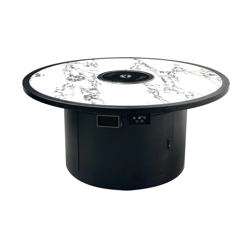 日（rì）式烤肉無煙淨化實木烤肉（ròu）桌